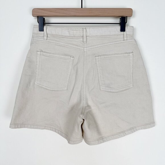 Aritzia Wilfred Free Shorts Denim Jean High Rise Waist Coastal Cowgirl Preppy - Picture 5 of 6